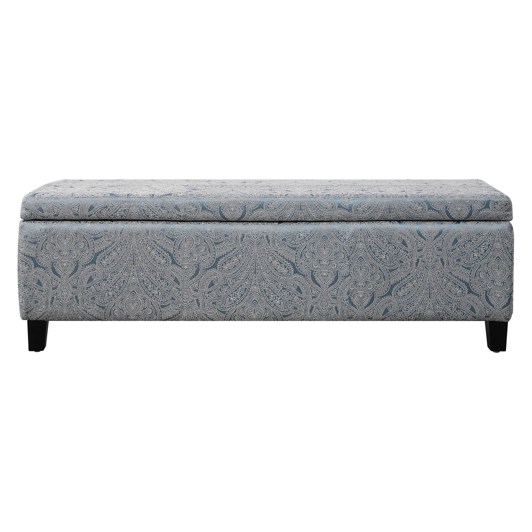 Indoor Jacquard Storage Ottoman Bench by HouseOfZazla