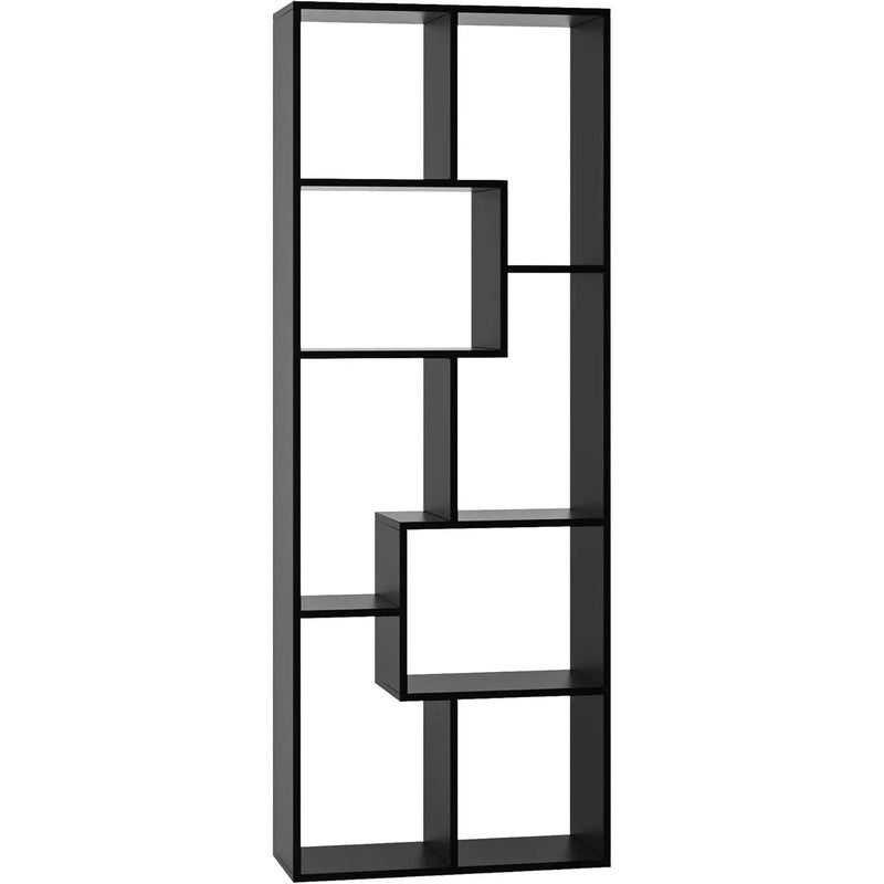 Asymmetrical Display Shelf & Bookcase, 5 Tier by Unique Piece Furniture