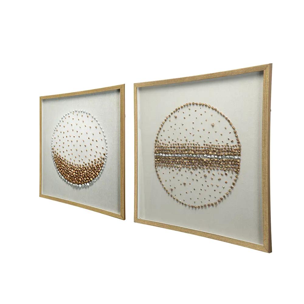 27.6x27.6" Shadow Box Wall Décor Set of 2 by HouseOfZazla