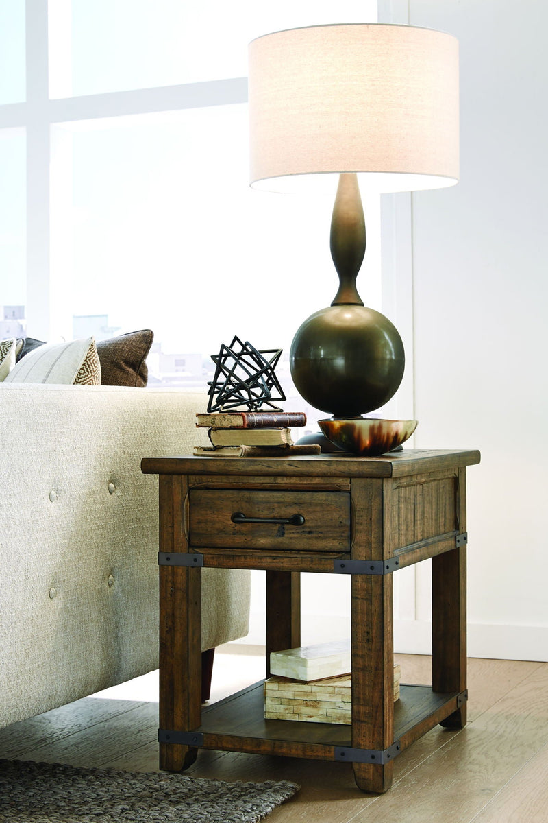 Chesterfield - Rectangular End Table - Farmhouse Timber, photo 7 of 7