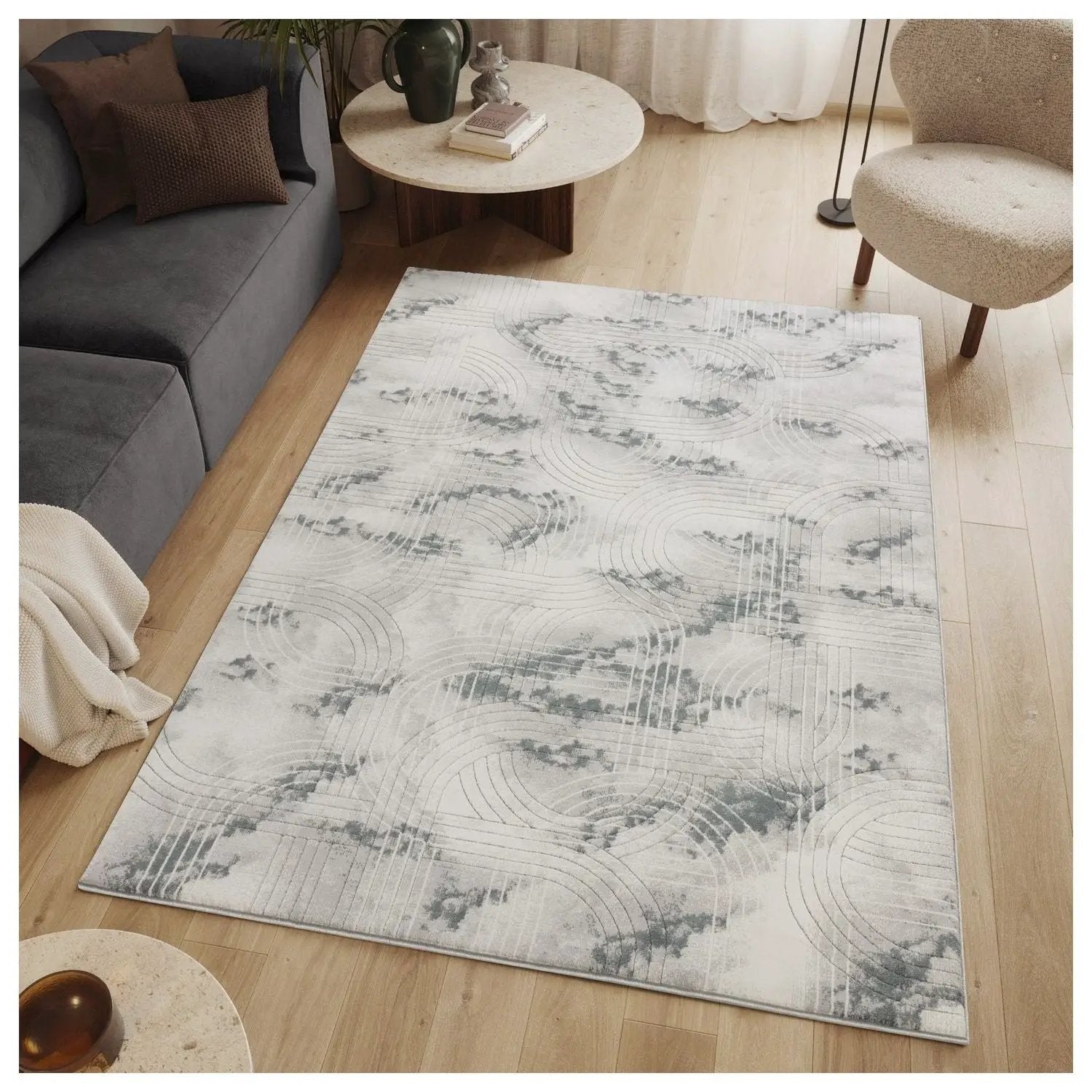 Geometrix - Area Rug With Geometric 3D Effect by Unique Piece Furniture