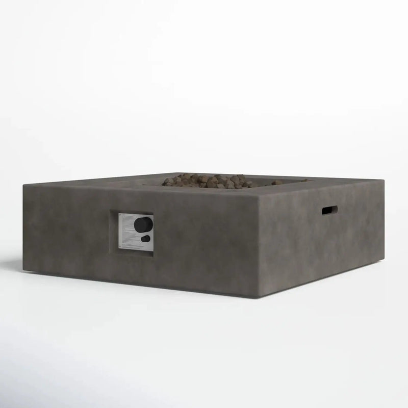 Outdoor Handcrafted Fire Pit Table - Charcoal by Unique Piece Furniture