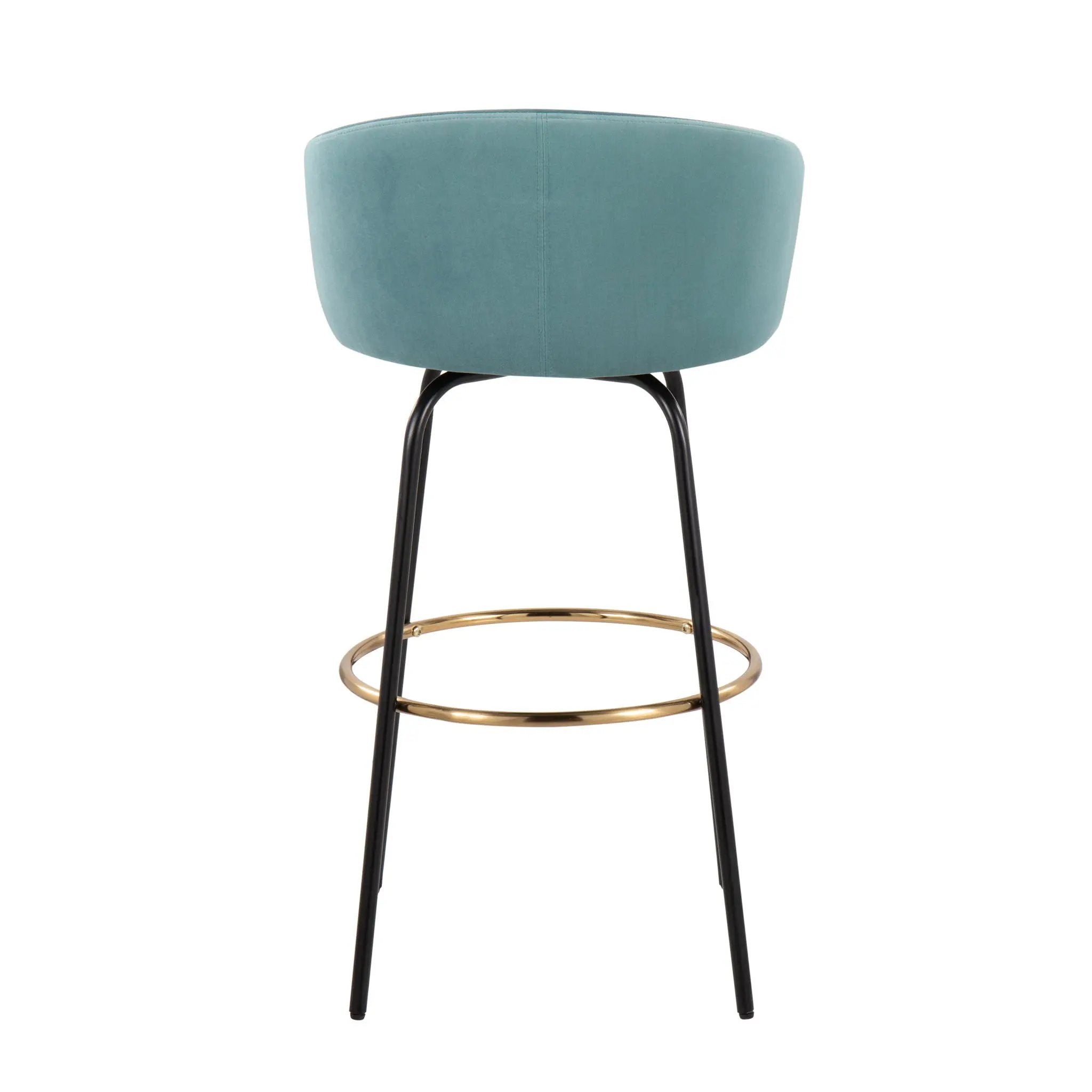 Claire - Contemporary / Glam Barstool With Footrest (Set of 2) by Unique Piece Furniture