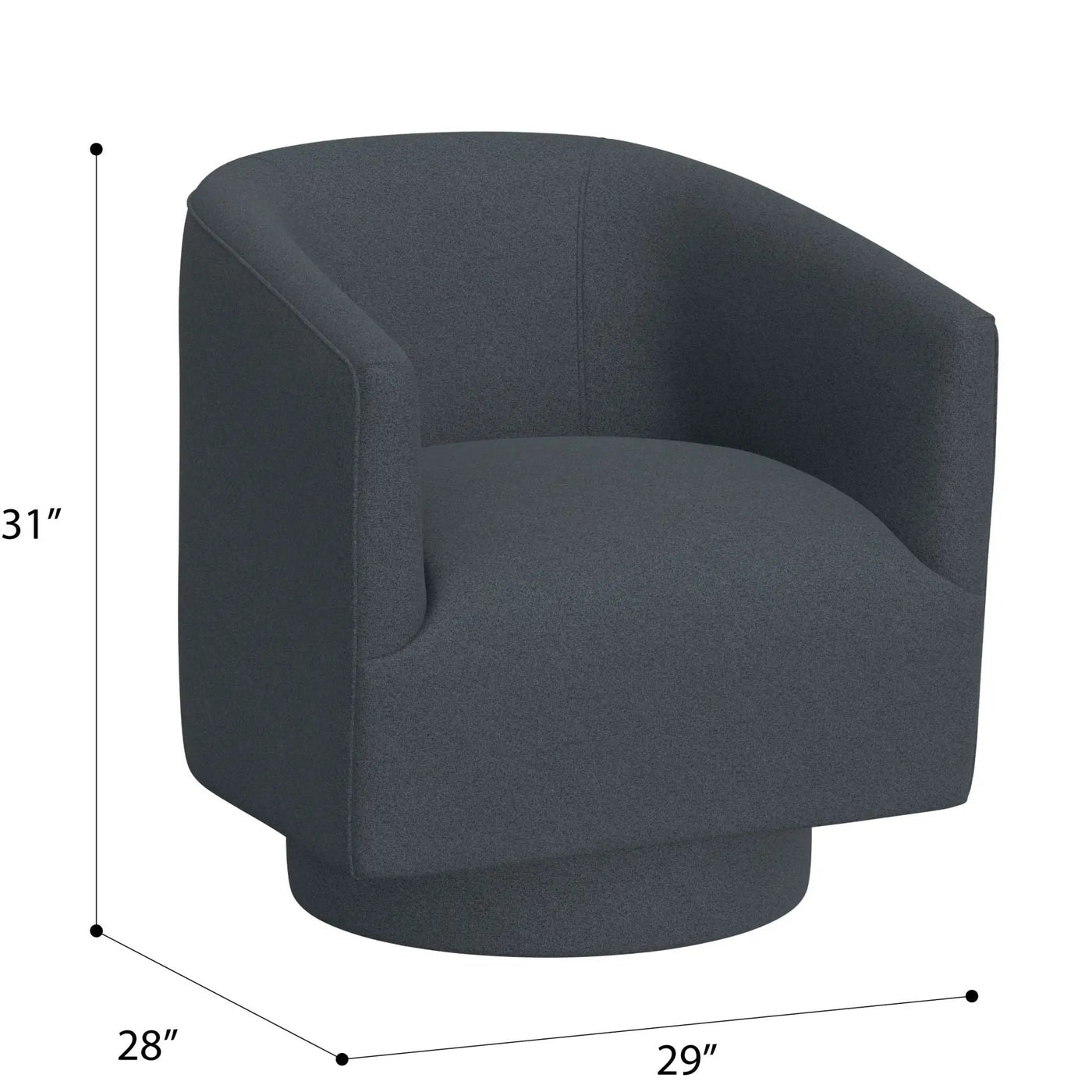 Accent Chair With Swivel Function by HouseOfZazla