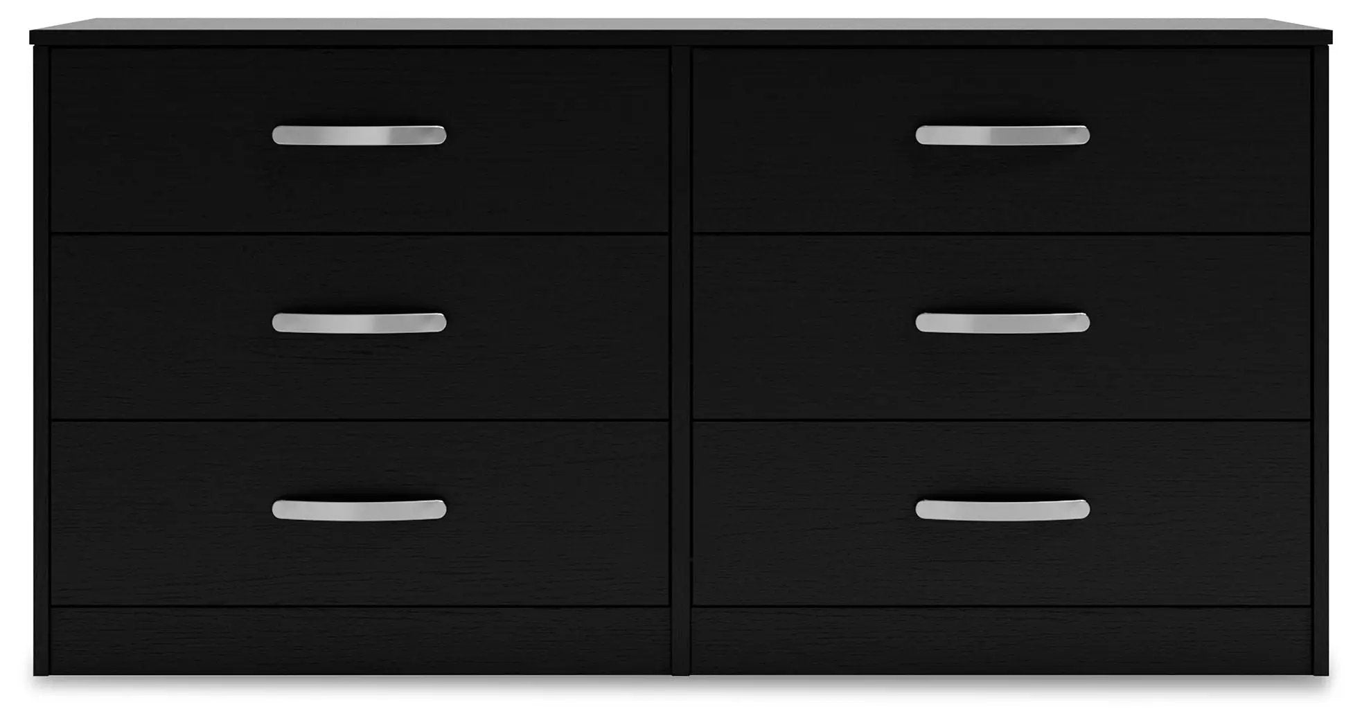 Finch - Six Drawer Dresser - 29'' Height - Black by Unique Piece Furniture