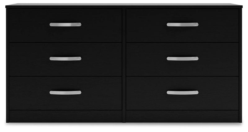 Finch - Six Drawer Dresser - 29'' Height - Black by Unique Piece Furniture