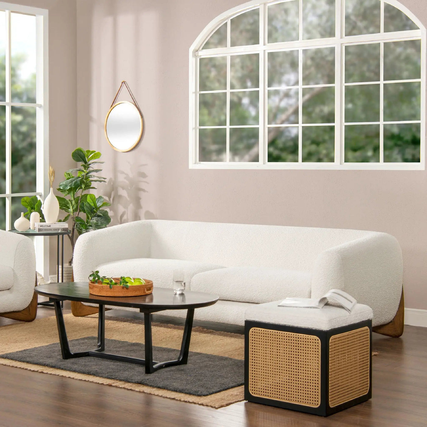Alpine - Luxurious Upholstery Sherpa Sofa by HouseOfZazla