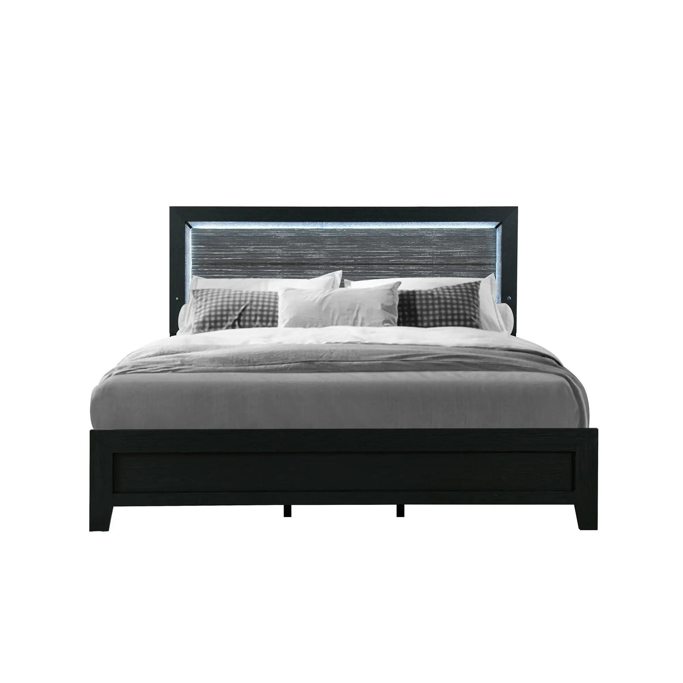 Carlos - Modern Design Bed With LED by HouseOfZazla