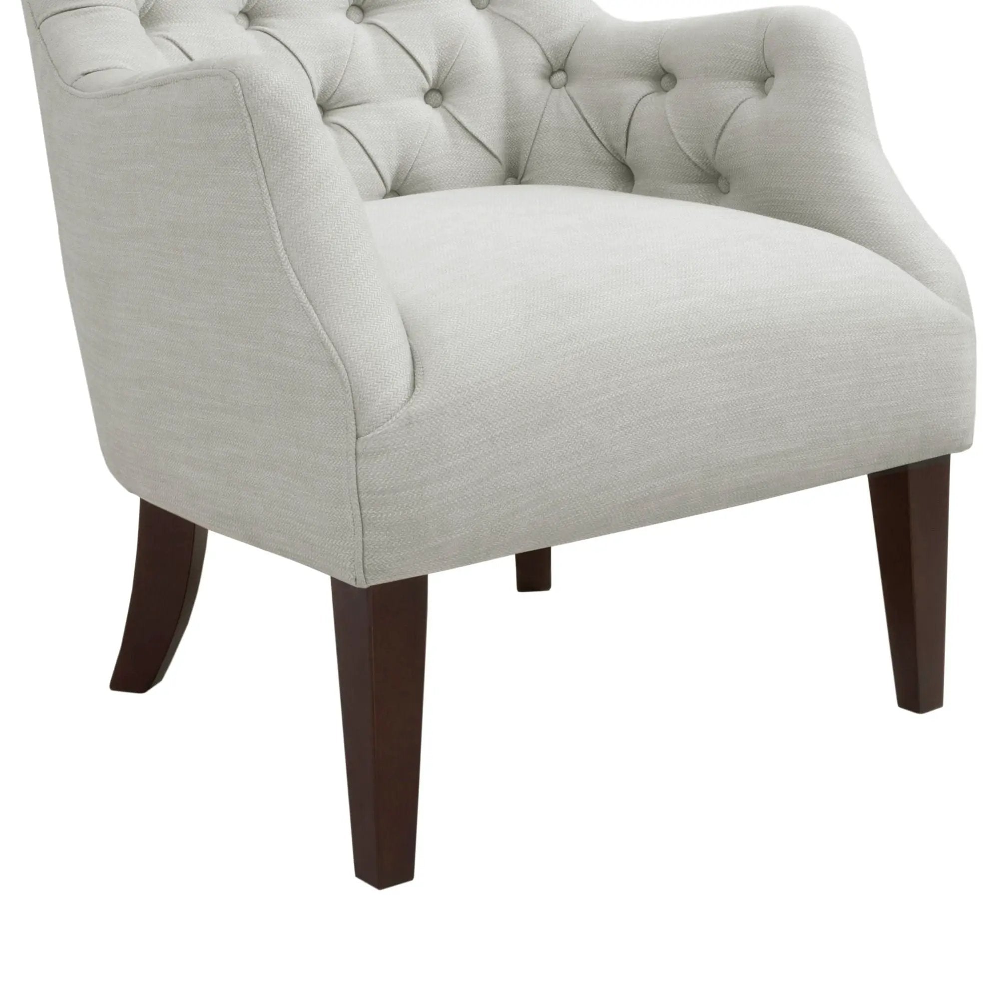 Hannah - Button Tufted Wing Chair by HouseOfZazla