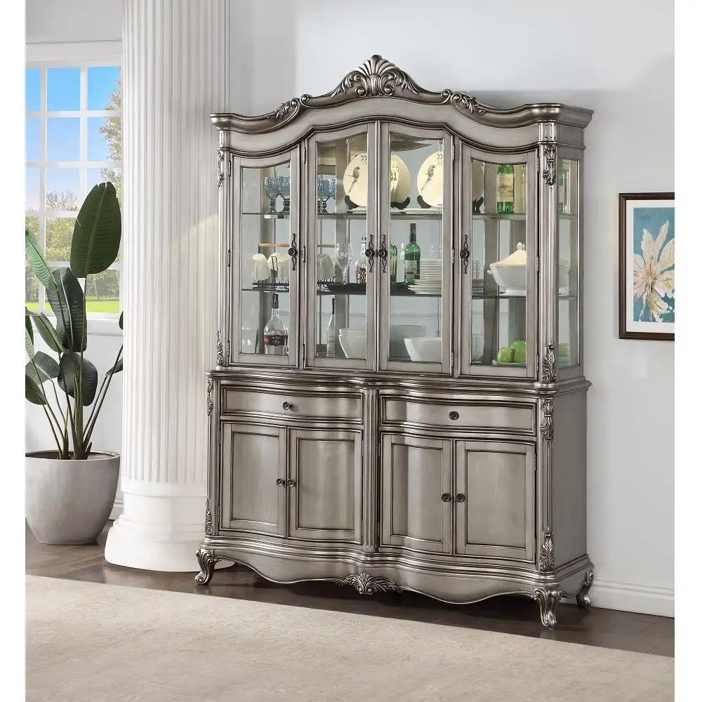 Ariadne - Hutch & Buffet - Antique Platinum by Unique Piece Furniture