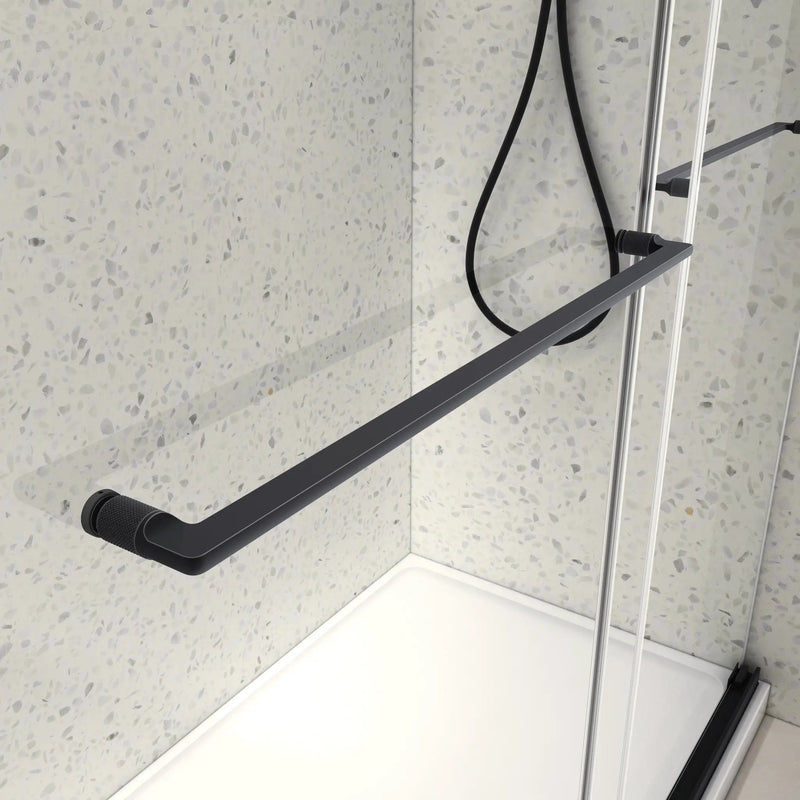 5476 Inch Frameless Double Sliding Matte Shower Door by HouseOfZazla
