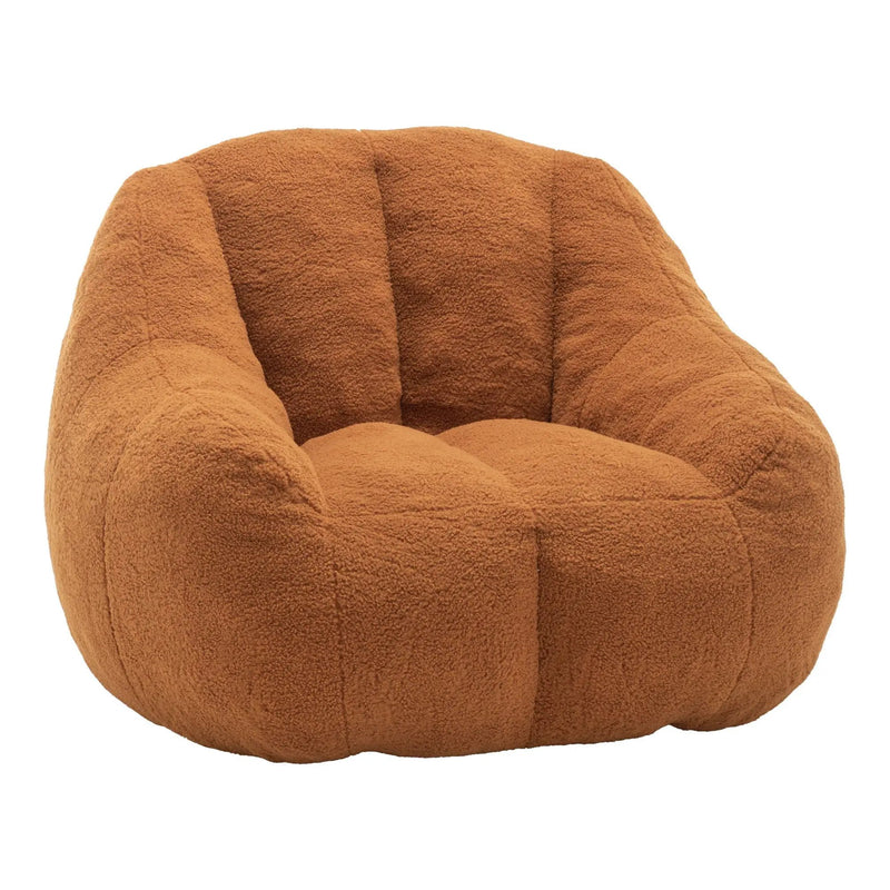 Comfy Bean Bag Chair With Memory Foam Filler, Tufted Soft by HouseOfZazla