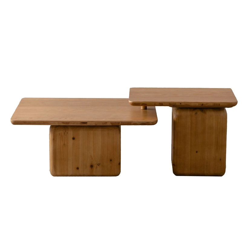 Square Coffee Table Set (Set of 2) by Unique Piece Furniture