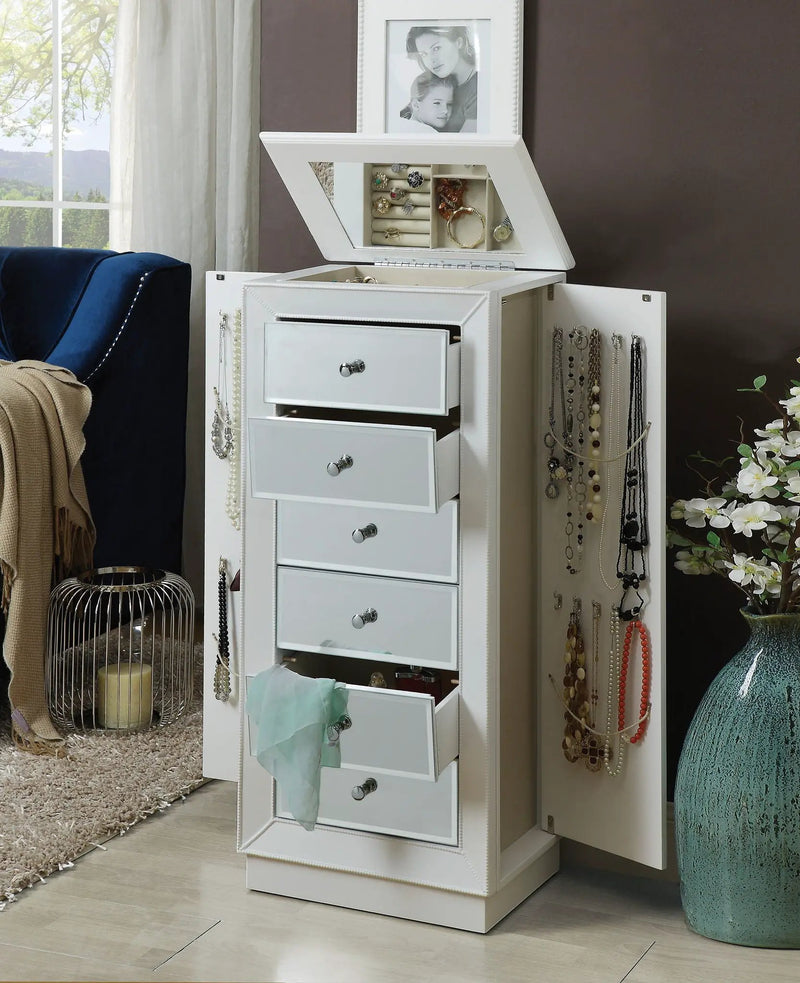 Talor - Jewelry Armoire - White by Unique Piece Furniture