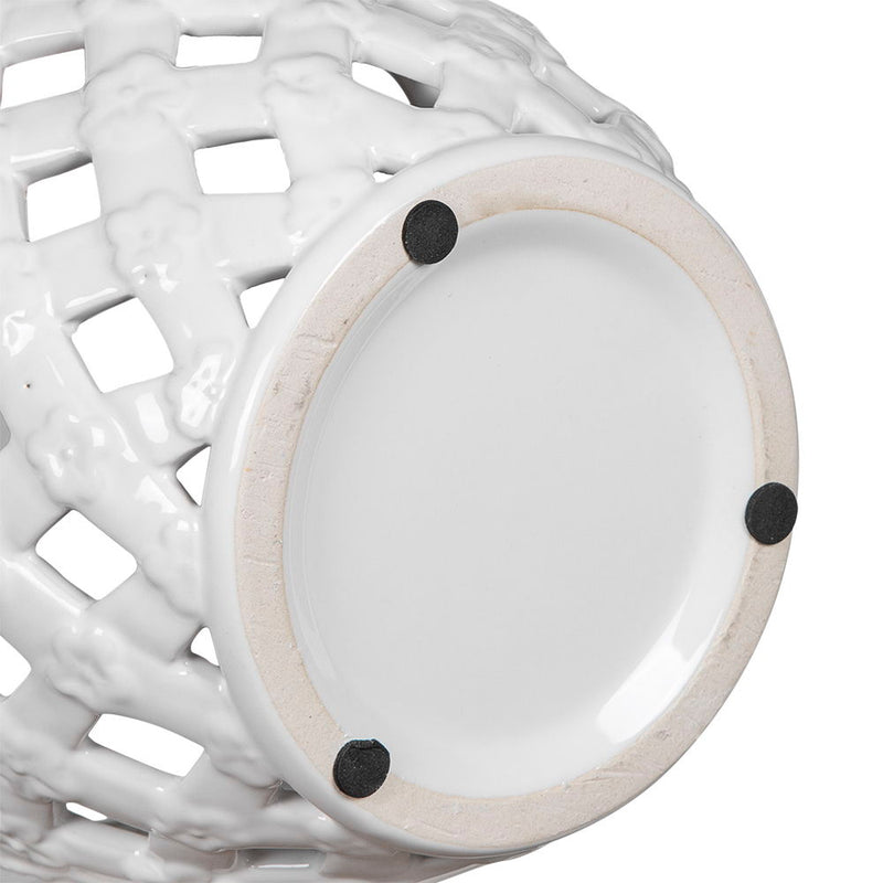 Ballas - Bird Lidded Jar - White by HouseOfZazla