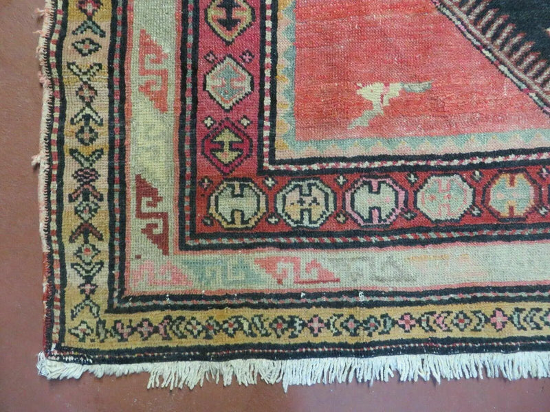 5' X 9' Antique Karabagh Caucasian Rug Handmade Wool Carpet Organic Dyes Nice by Jewel Rugs