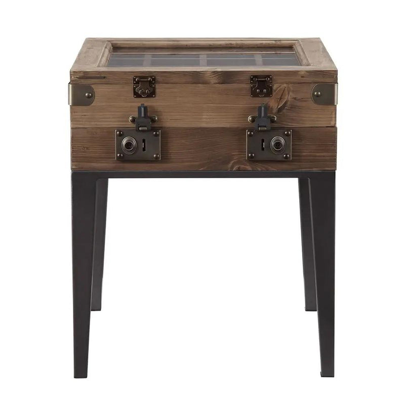 Kolin - Accent Table - Rustic Oak & Matte Gray by Unique Piece Furniture