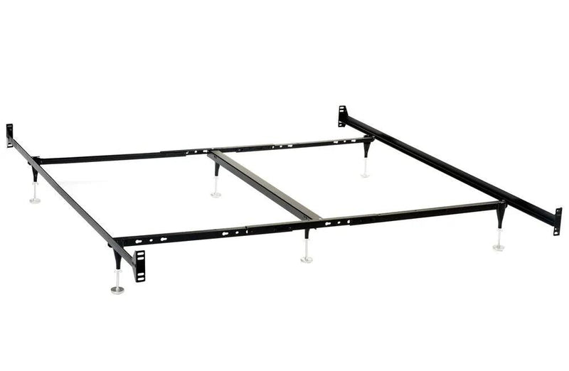 Esme Queen or E King Bed Frame Black (Headboard & Footboard) by Unique Piece Furniture