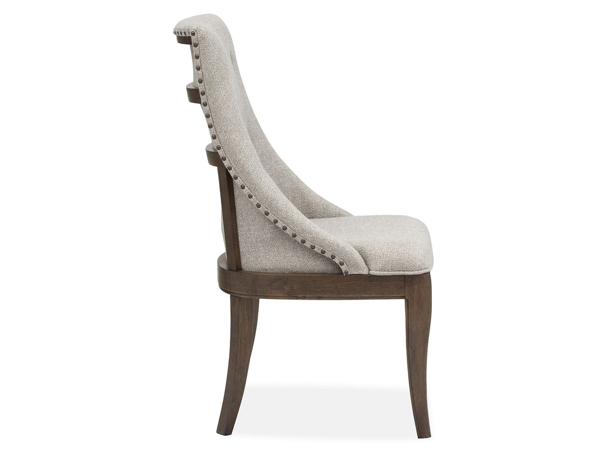 Roxbury Manor - Dining Arm Chair With Upholstered Seat and Back (Set of 2) - Homestead Brown, photo 7 of 7
