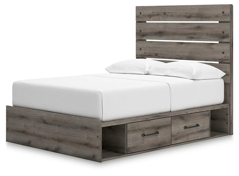 Graystorm - Panel Bed With Storage by Unique Piece Furniture