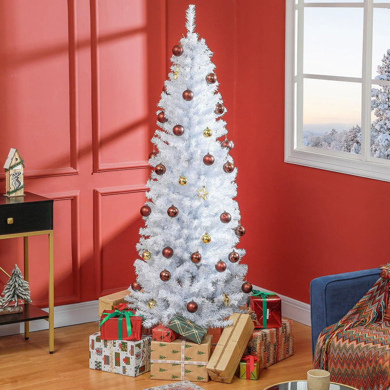 HOMCOM 6ft Pencil Christmas Tree by HouseOfZazla