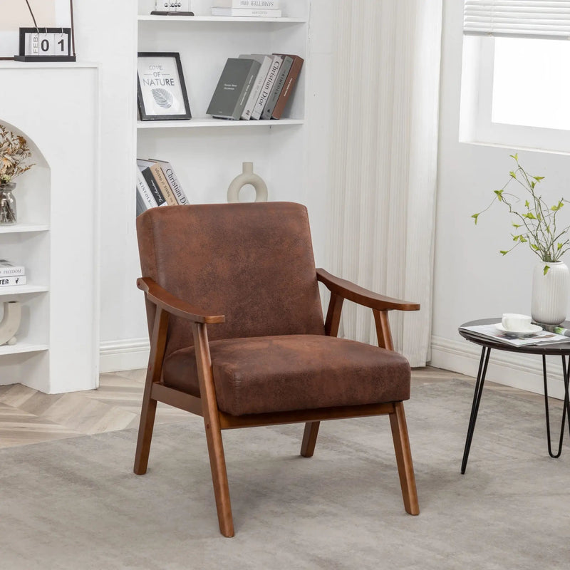 Accent Chair, Classic Mid Century Modern For Extra Seating by Unique Piece Furniture