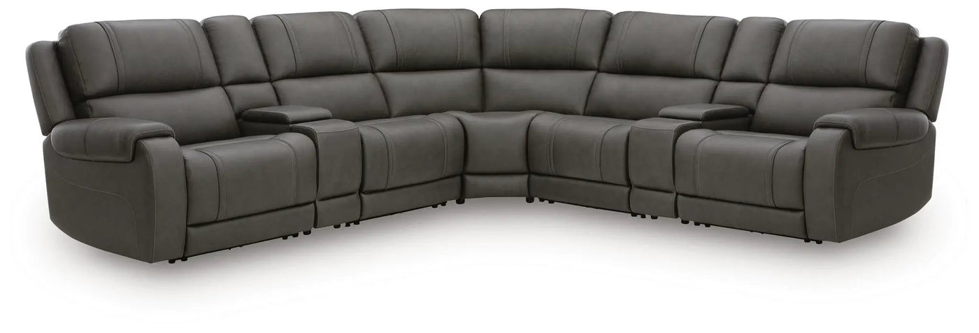 5Z - Pittson - Power Reclining Sectional by Unique Piece Furniture