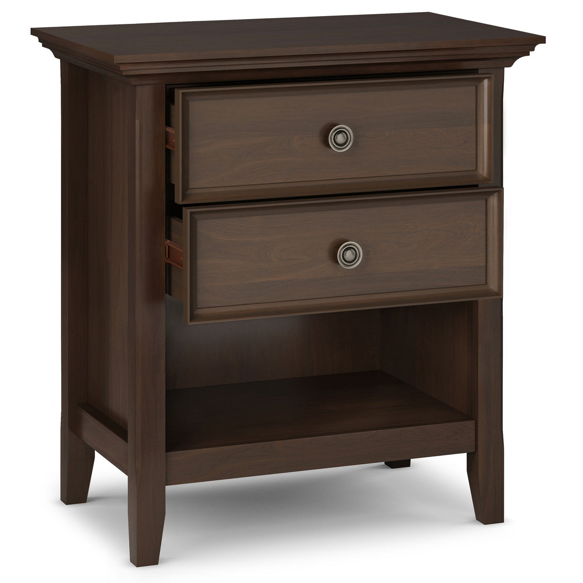 Handcrafted Bedside Table with Storage - Dark or Light Brown, photo 12 of 13
