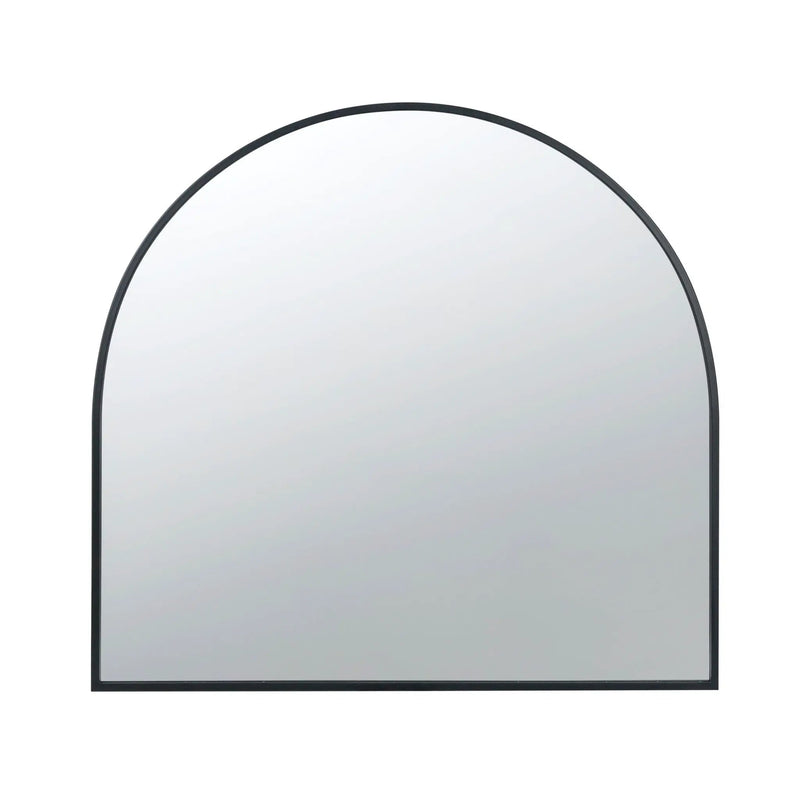 Arched Mirror With Metal Frame, Wall Mirror For Living Room Bedroom Entryway by Unique Piece Furniture