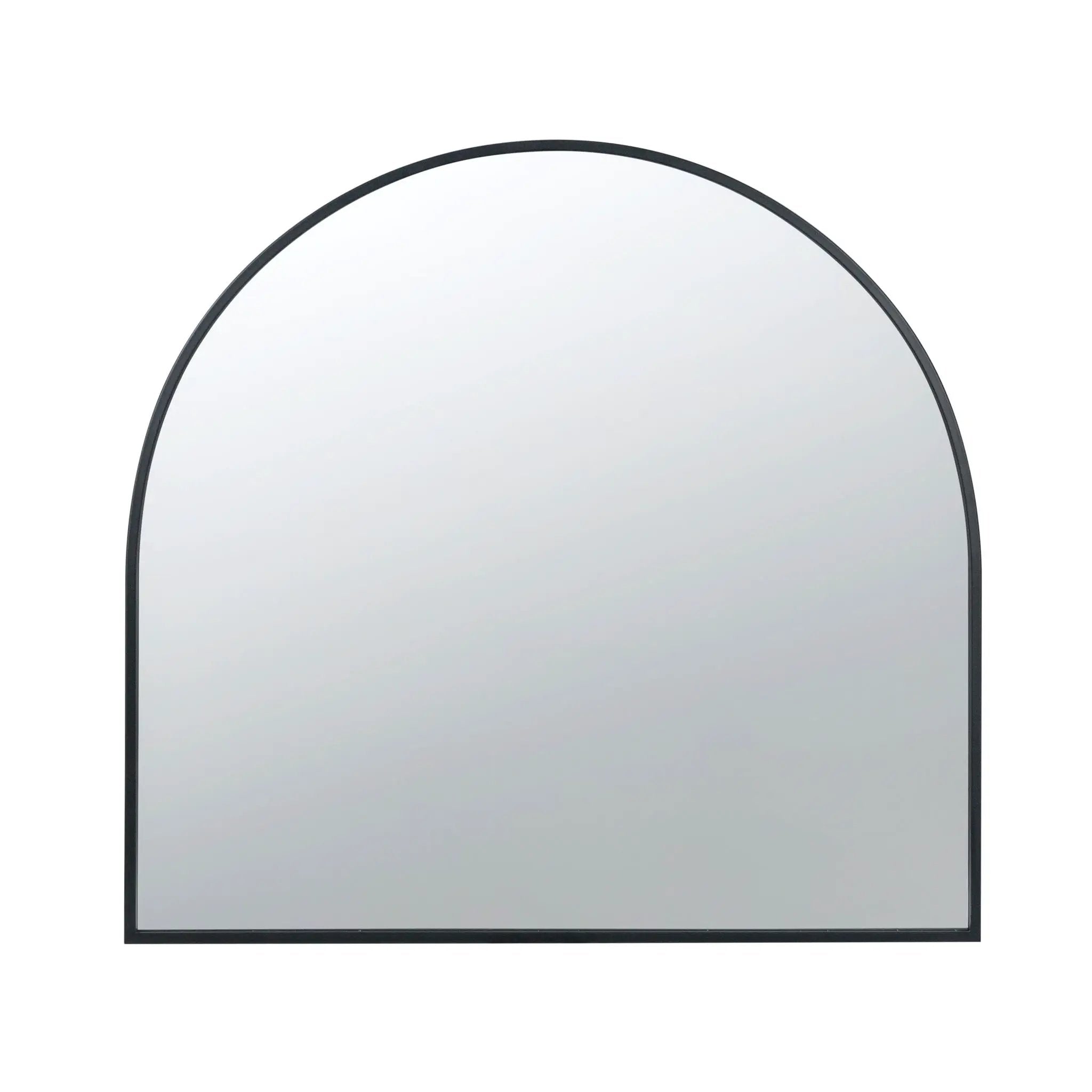Arched Mirror With Metal Frame, Wall Mirror For Living Room Bedroom Entryway by HouseOfZazla