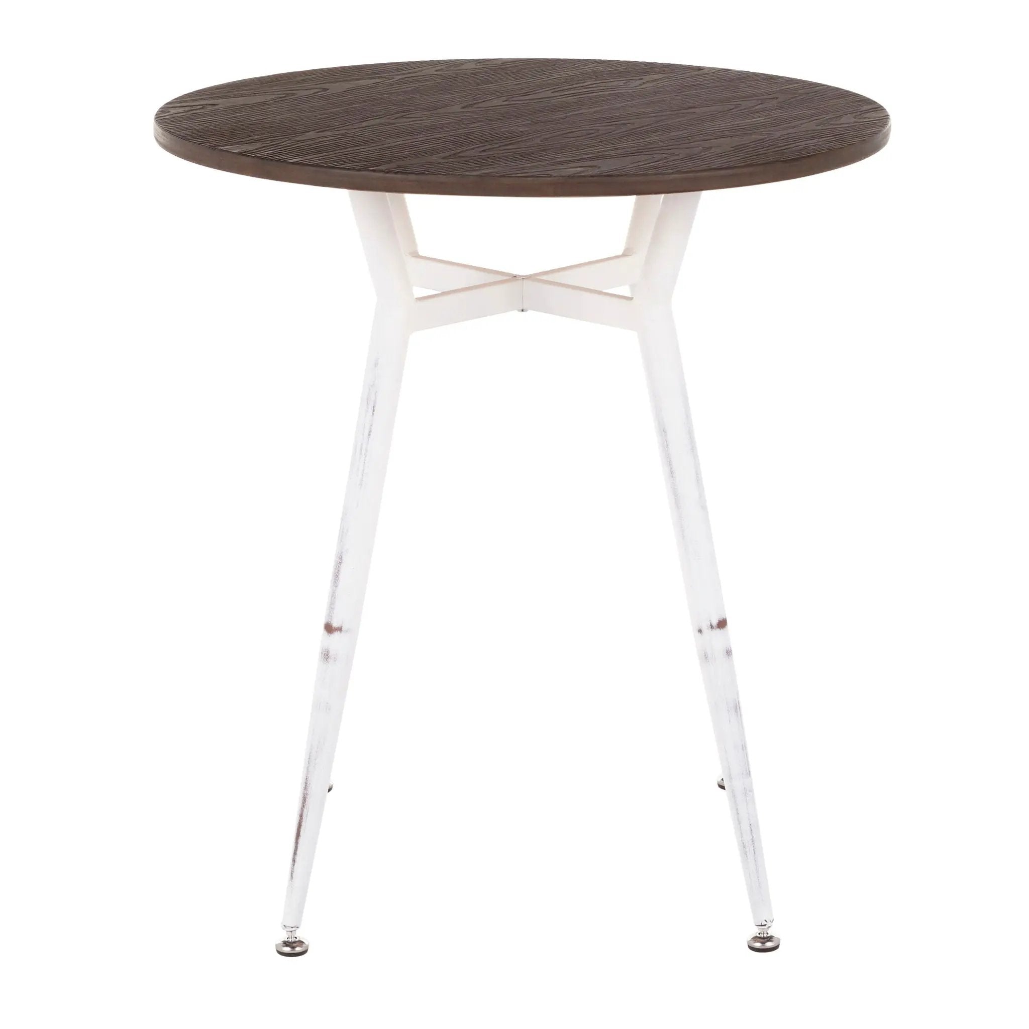 Clara - Industrial Round Dinette Table by HouseOfZazla