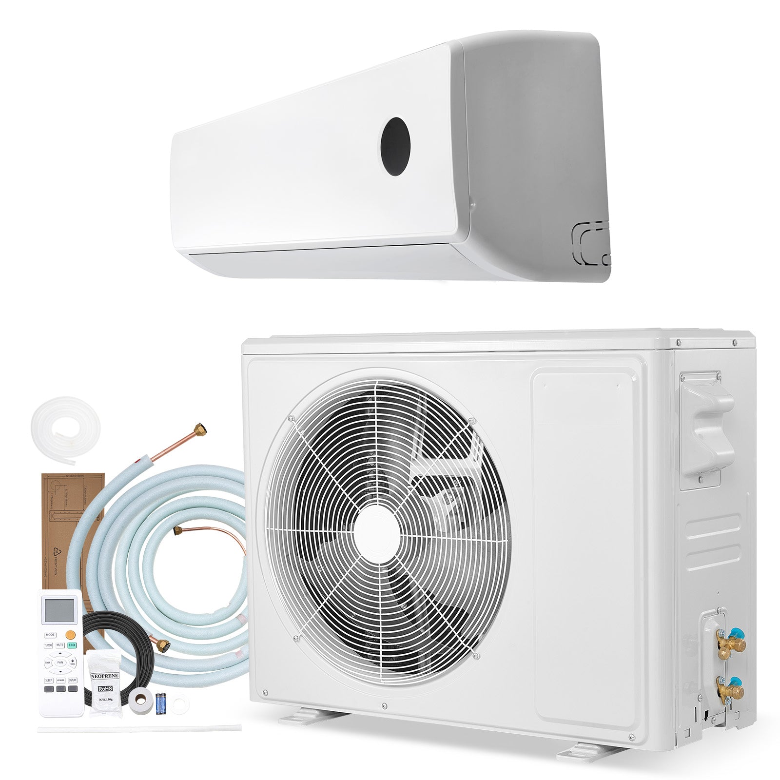 Mini Split Air Conditioner, 18,000 BTU Cooling / 18,400 BTU Heating by HouseOfZazla