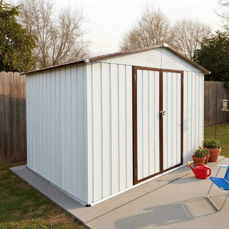 10' x 8' Garden Sheds Outdoor Storage Sheds by HouseOfZazla