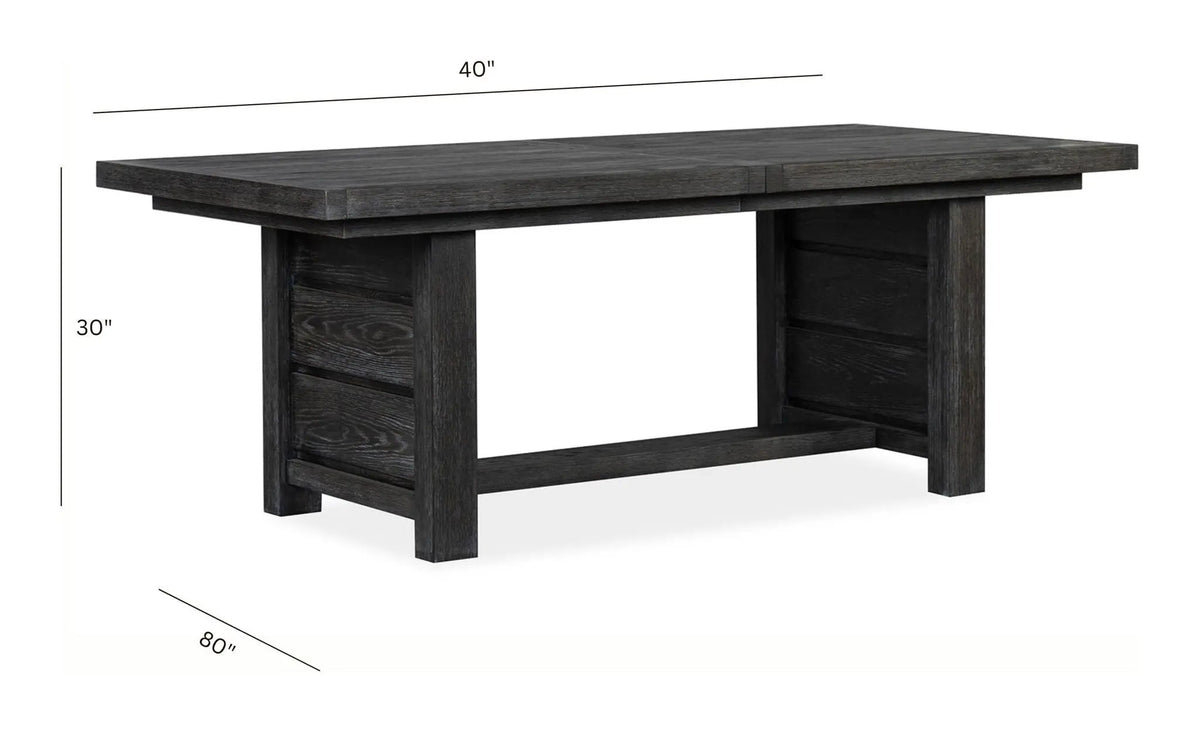Plum Creek - Extendable Trestle Dining Table, photo 13 of 14