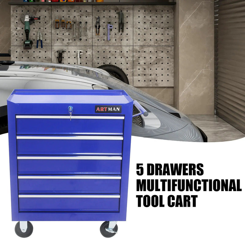 Multifunctional Tool Cart With Wheels And Drawers by HouseOfZazla