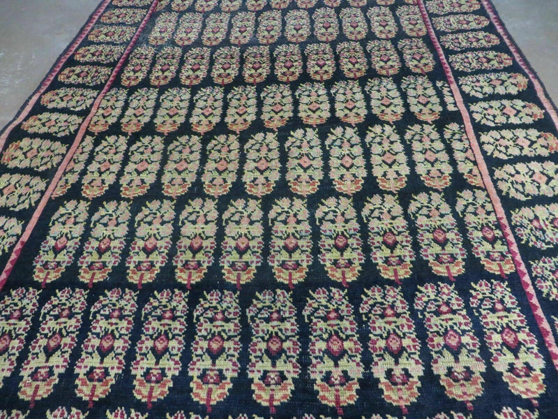 4' X 9' Antique Karabagh Caucasian Rug Handmade Wool Carpet Organic Dyes Nice by Jewel Rugs