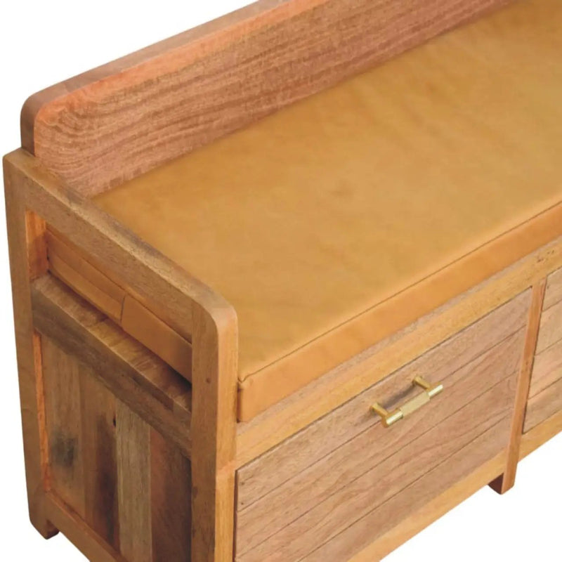 Oxford Oak-ish 2-Drawer Storage Bench by HouseOfZazla