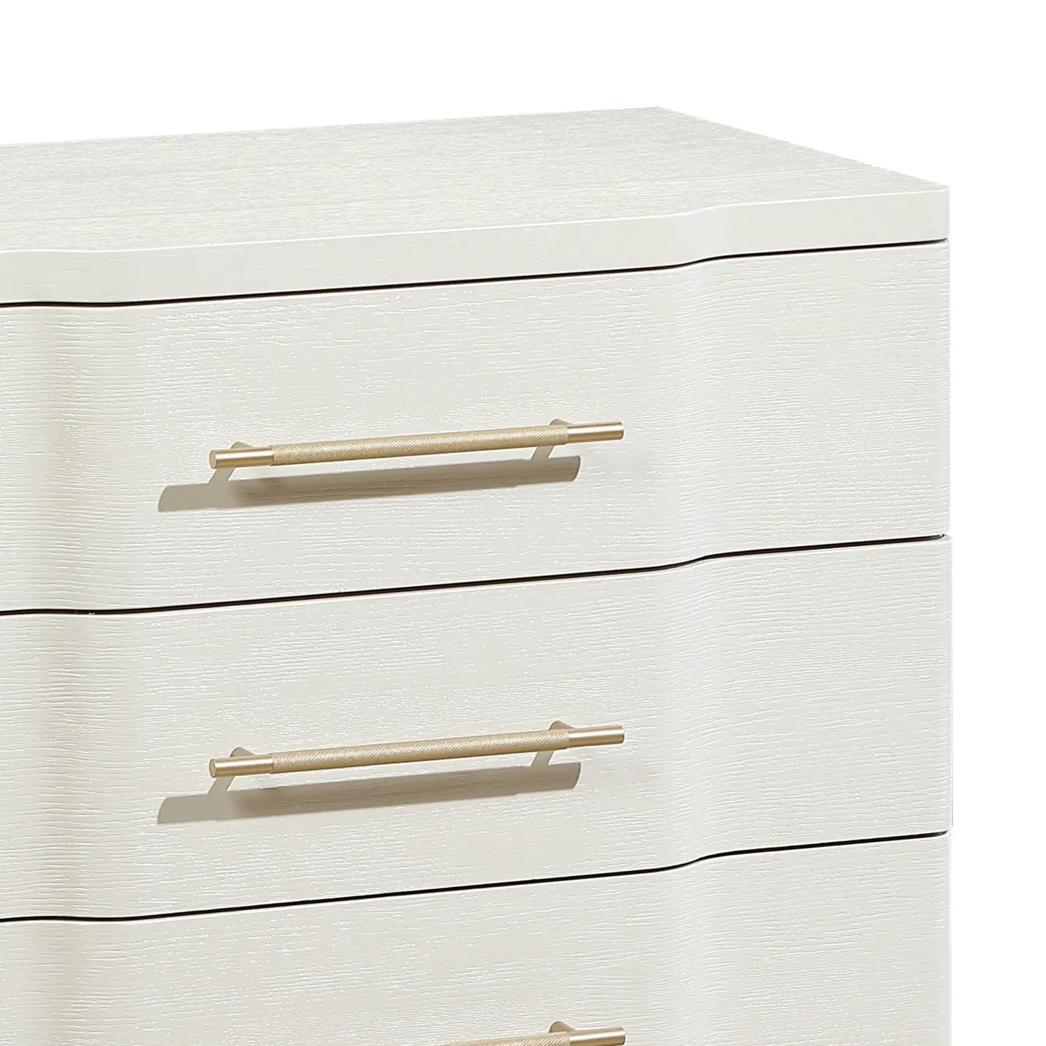 Lexington - 3 Drawer Nightstand - Beige by HouseOfZazla