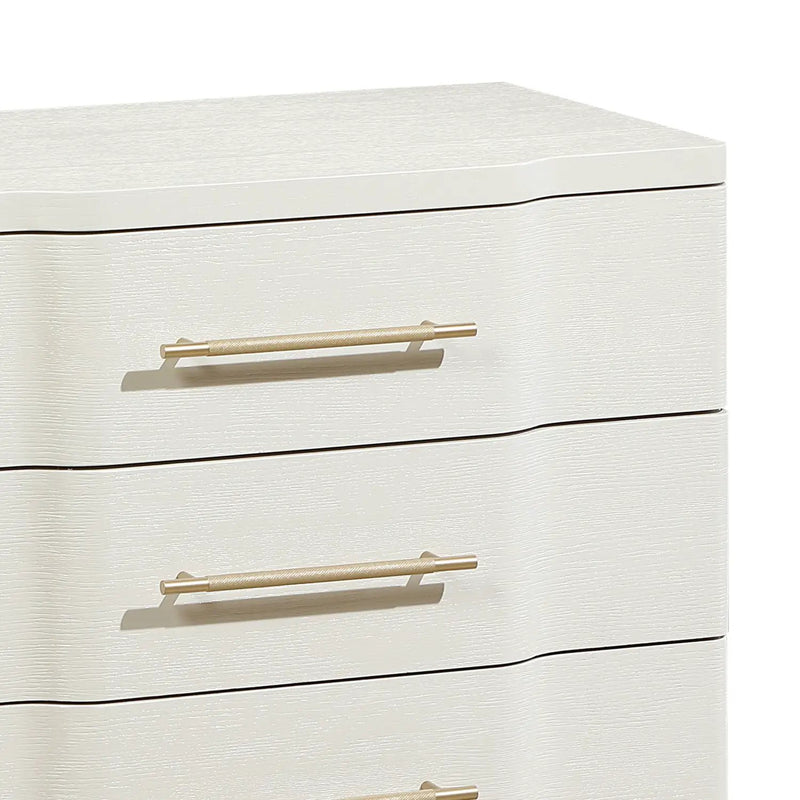 Lexington - 3 Drawer Nightstand - Beige by HouseOfZazla