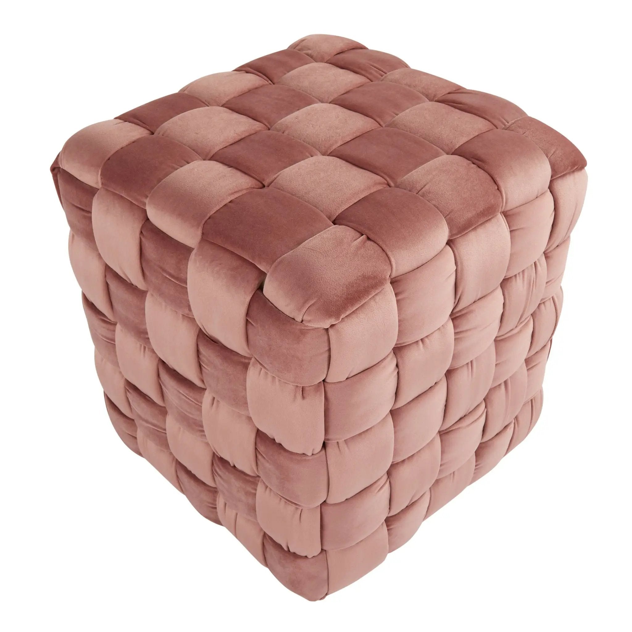 Square Braided Ottoman - by Unique Piece Furniture