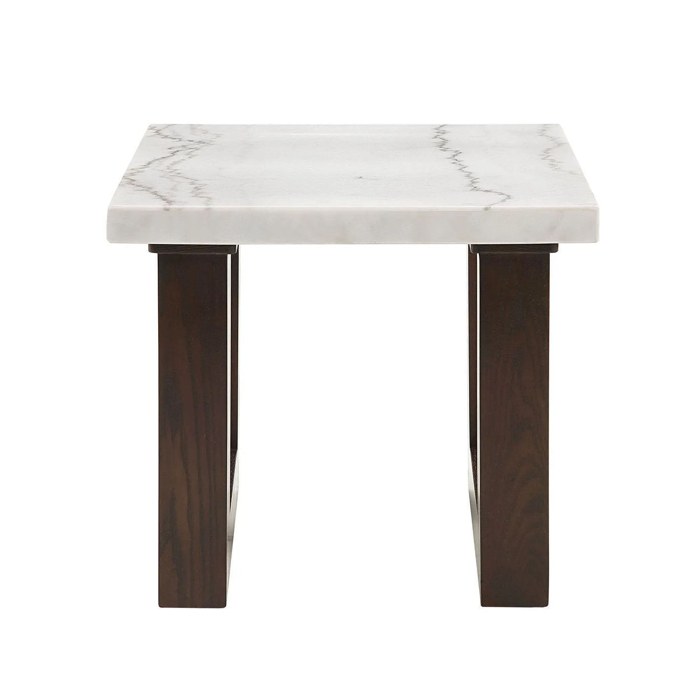 Edwyn Natural Marble Top End Table by HouseOfZazla
