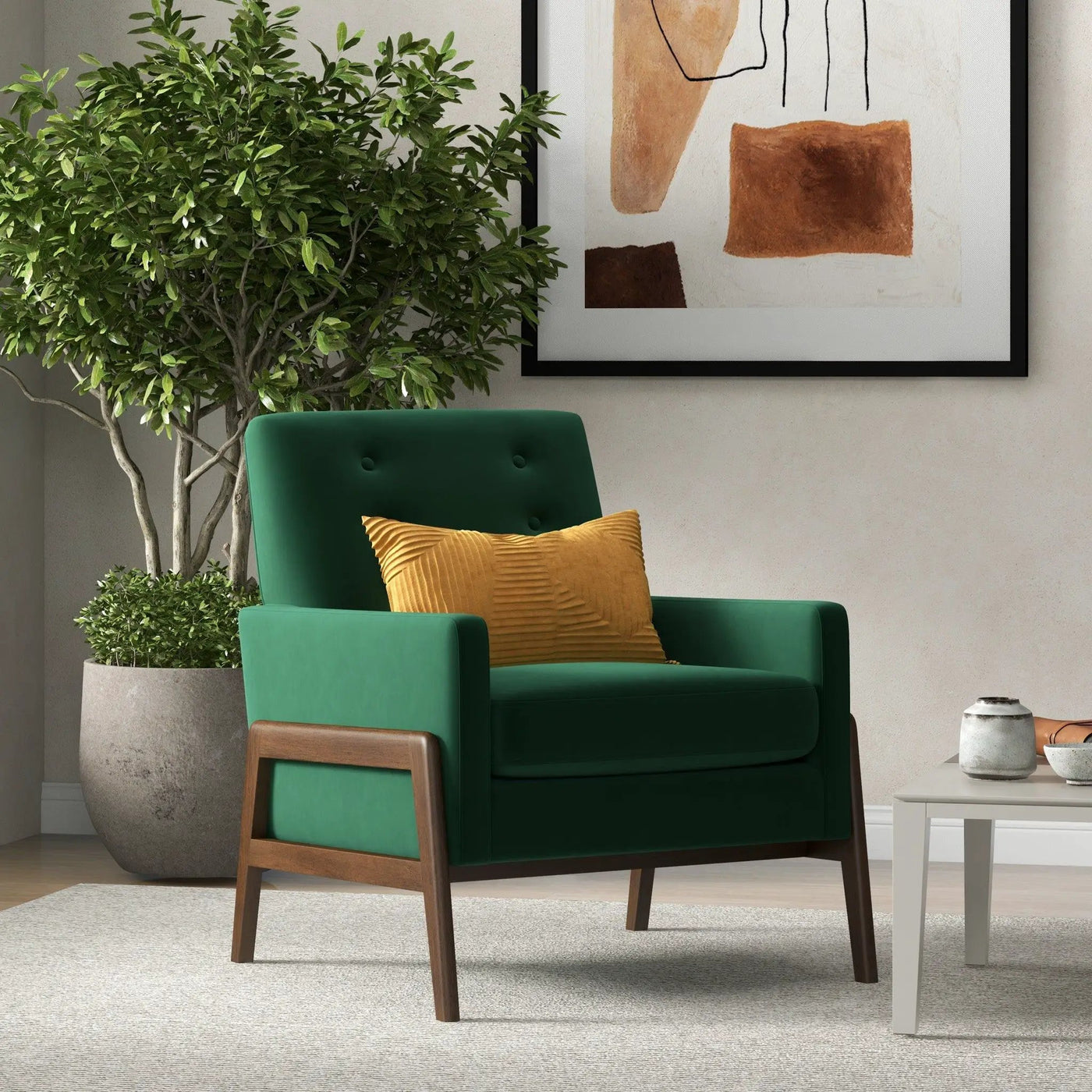 Cole - Solid Wood Lounge Chair by HouseOfZazla