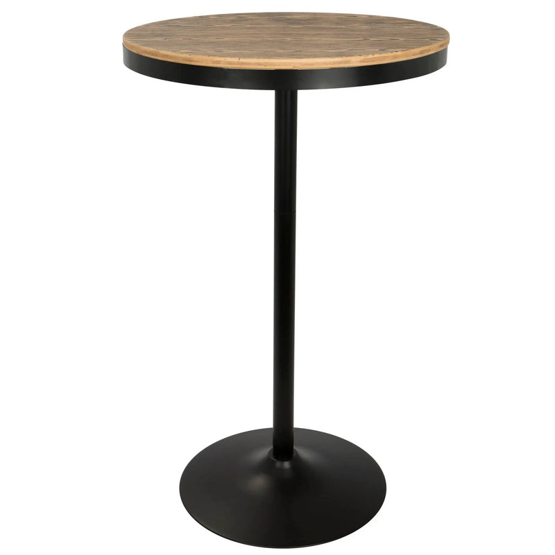 Dakota - Industrial Adjustable Bar Dinette Table by Unique Piece Furniture