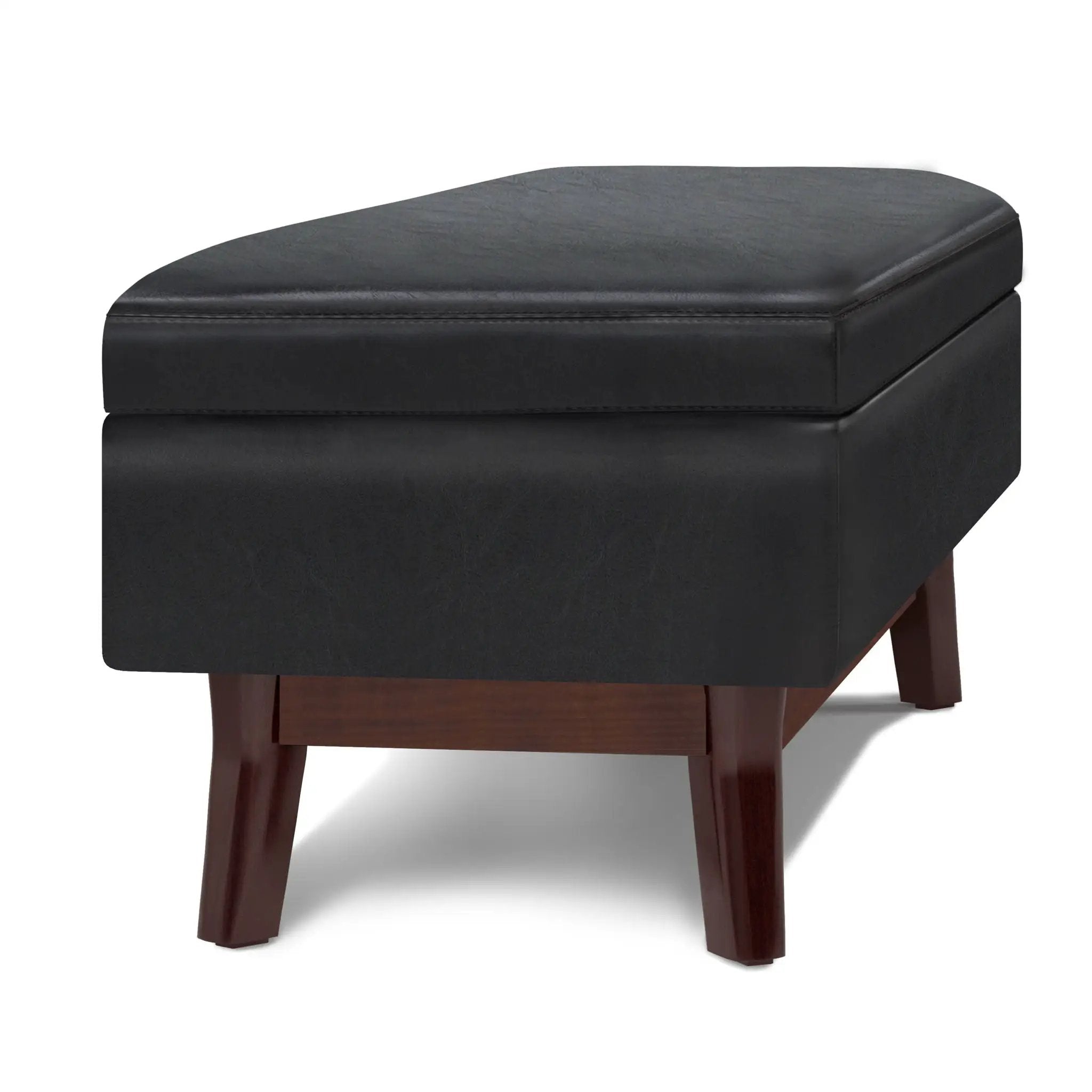 Owen - Rectangular Storage Ottoman - Midnight Black by HouseOfZazla
