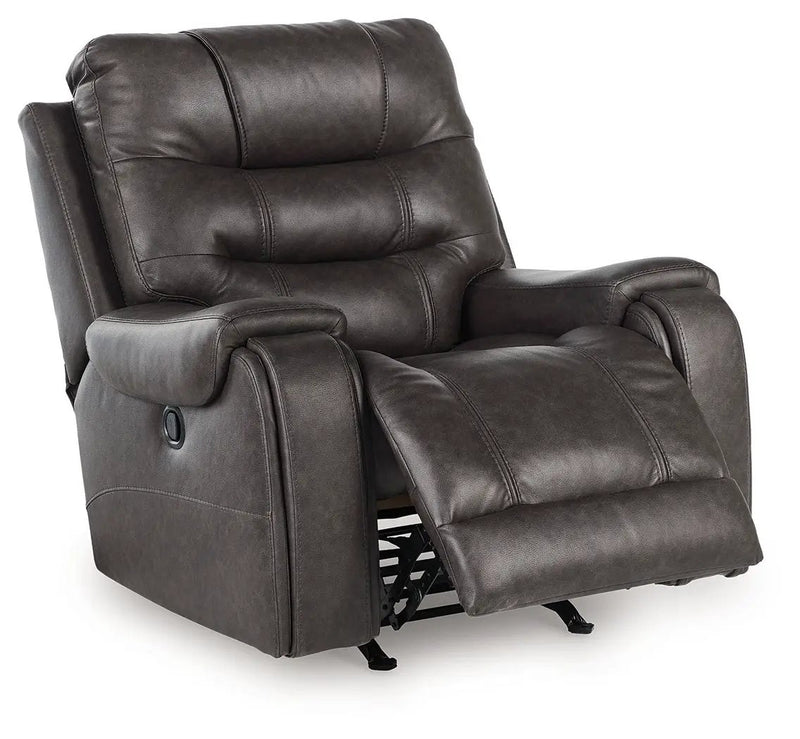Femley - Rocker Recliner - Smoke by Unique Piece Furniture