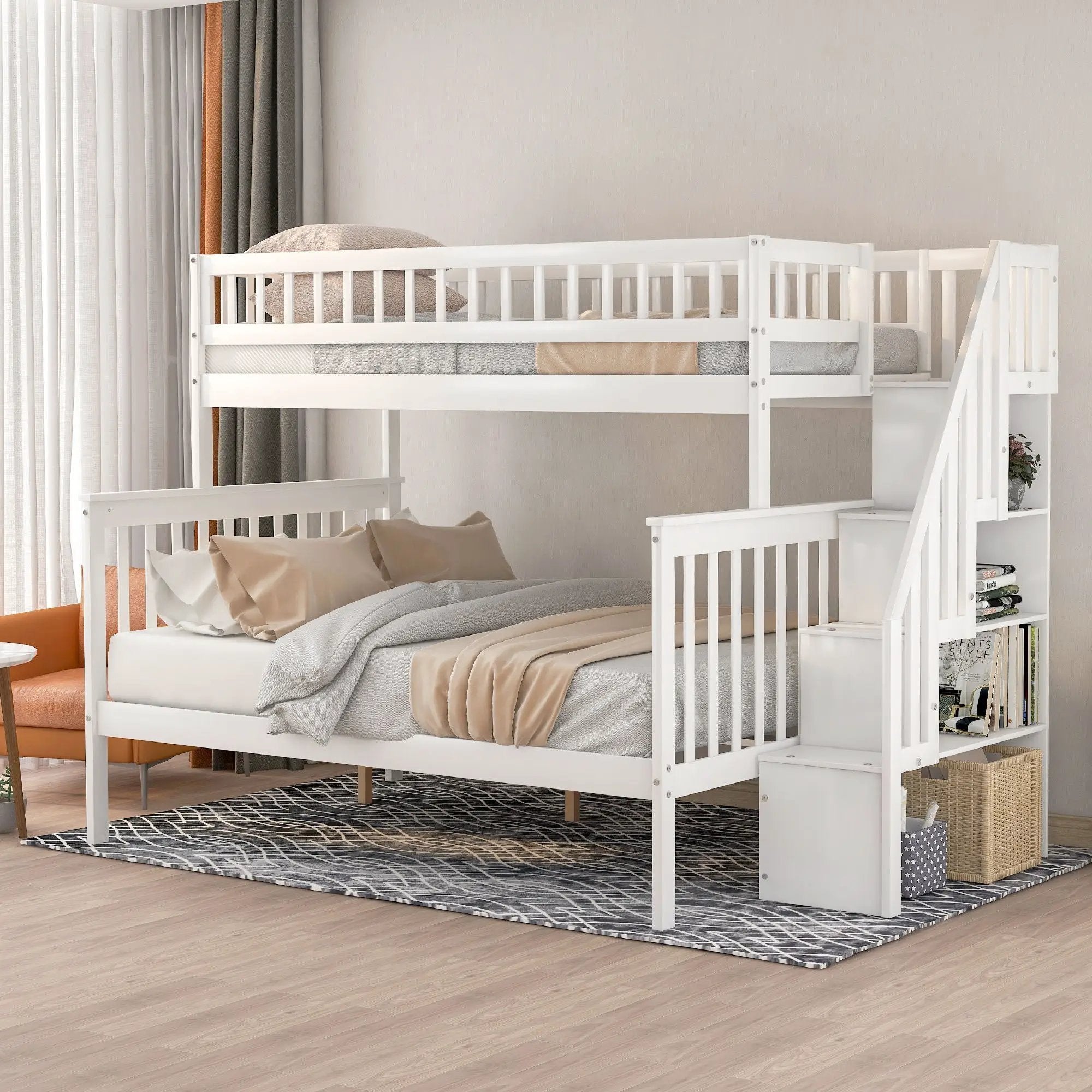 Bunk Bed With Staircase by Unique Piece Furniture