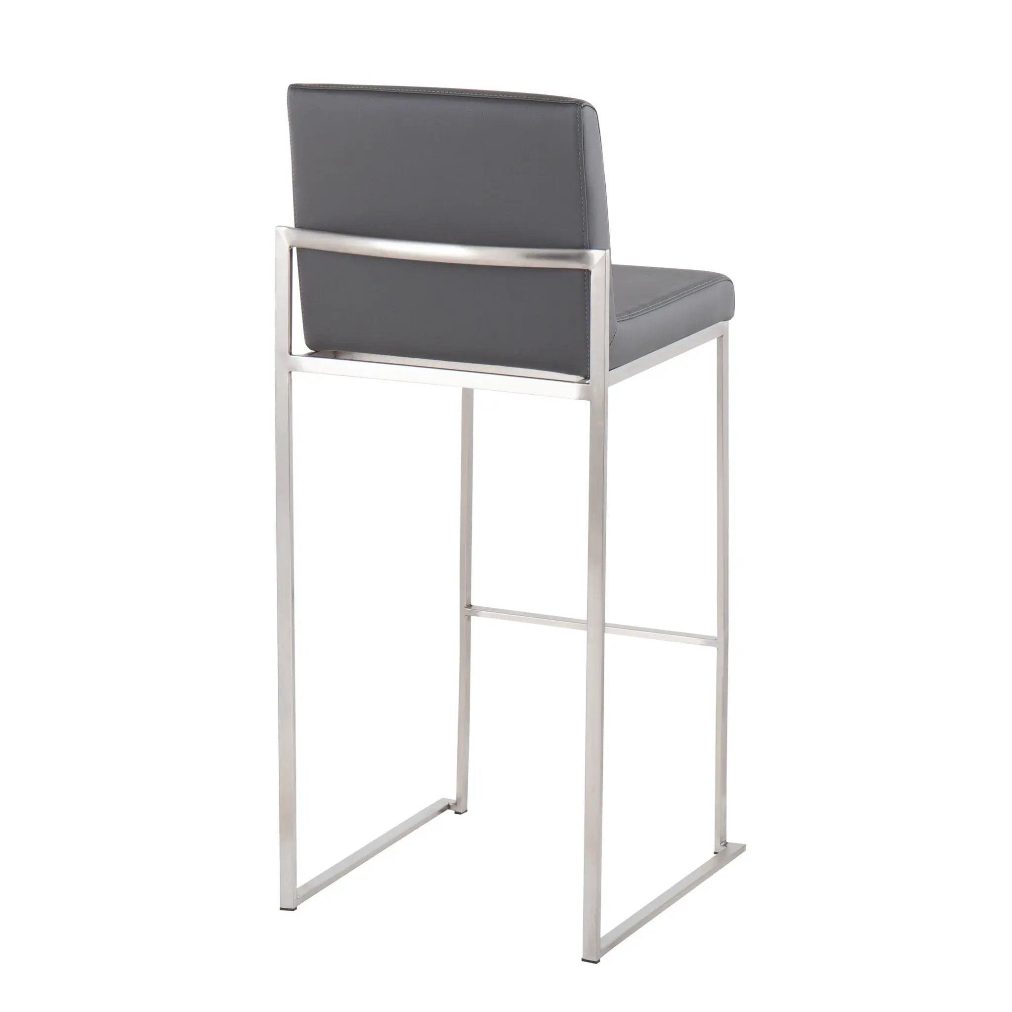 Fuji - Contemporary And Modern Elegance High Back Barstool by HouseOfZazla