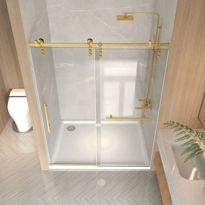 56-60" x 76" Frameless Sliding Shower Door by HouseOfZazla
