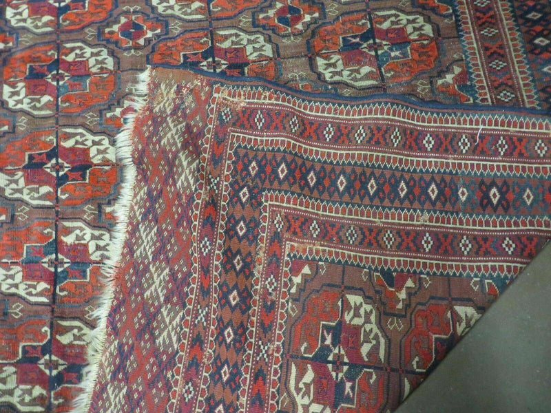 6' X 10' Antique Handmade Bokhara Turkoman Yamud Wool Rug Carpet NICE # 61 by Jewel Rugs