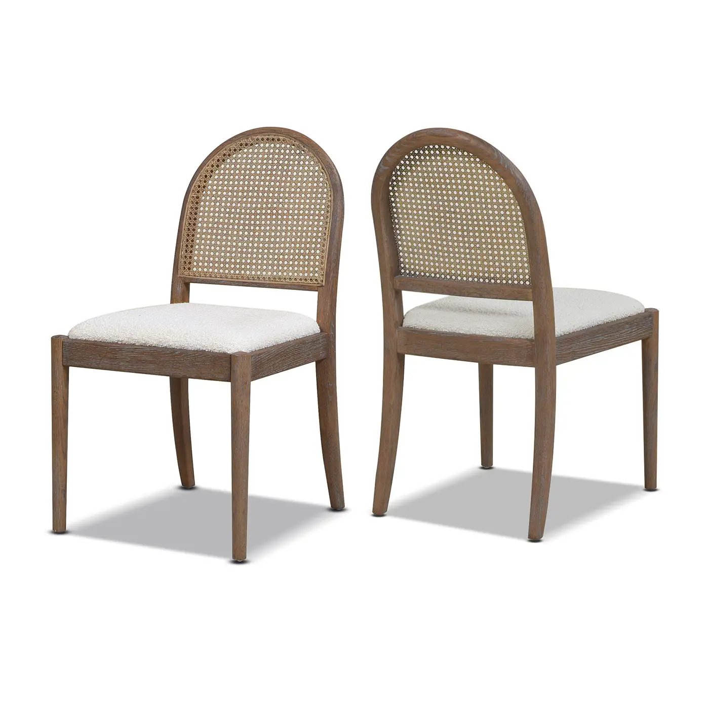 Panama - Curved Cane Side Dining Chair (Set of 2) by HouseOfZazla